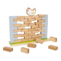 Dřevěná motorická hra balanční zeď