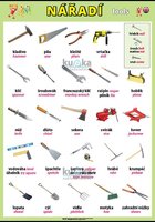 Nářadí (tools) v angličtině XL (100x70 cm)