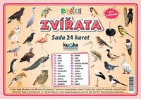 Sada 24 karet - zvířata (ptáci) A5 (21x15 cm)